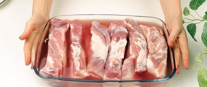 Delizioso petto salato a base di carne poco costosa