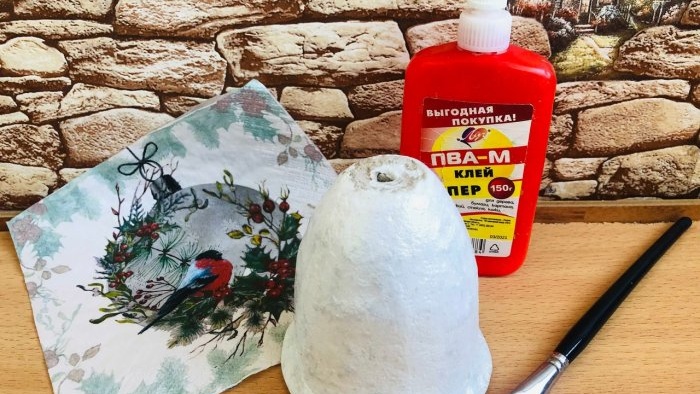 Comment fabriquer une cloche de jouet pour arbre de Noël en papier