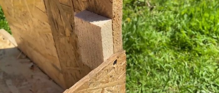 How to make chicken nests with egg receptacles from OSB