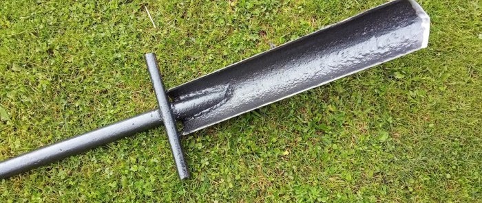 How to make a trench shovel from trash Fast trench digging is guaranteed