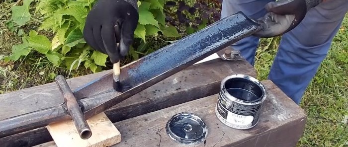 How to make a trench shovel from trash Fast trench digging is guaranteed