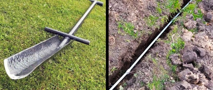 How to make a trench shovel from trash Fast trench digging is guaranteed