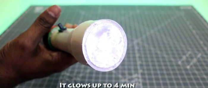 How to make an Eternal Flashlight without batteries