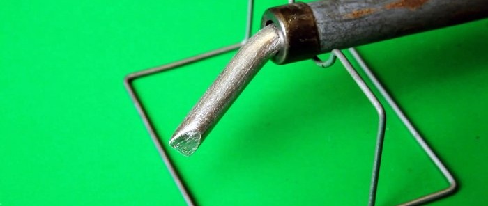 How to protect a copper soldering iron tip