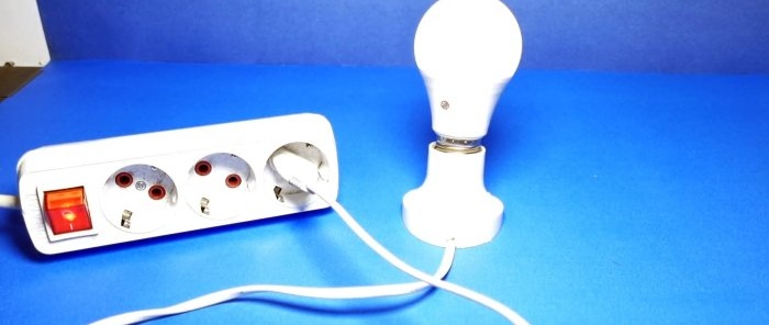 How to make an automatic LED lamp from an ordinary one