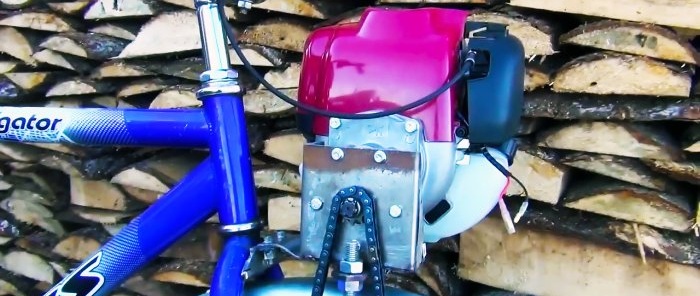 كيفية صنع دراجة نارية تعتمد على محرك جزازة العشب