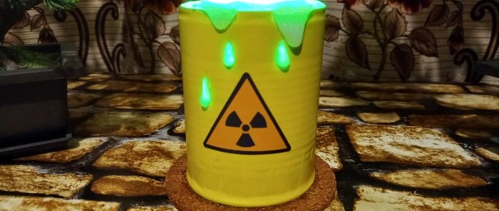 Ako vyrobiť úžasnú lampu Rádioaktívna hlaveň