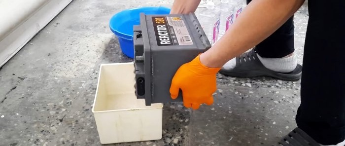 Cómo restaurar una batería con bicarbonato de sodio