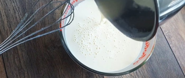 Eis aus Milch ohne Sahne, Geschmack der Kindheit