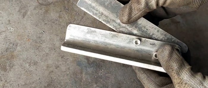 Jak zrobić nożyce do cięcia blachy z łożysk