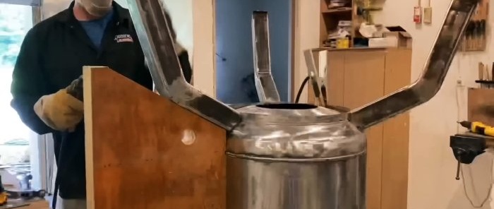 Comment fabriquer une baignoire en bois chauffée par une chaudière à bois