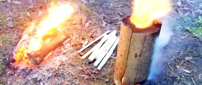 Sådan laver du en komfur som et finsk stearinlys med justerbar flamme