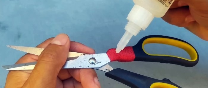 Cómo reparar un mango de tijera roto