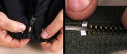 5 life hacks for repairing zippers using available materials