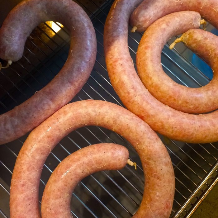 Natural sausage in the oven simple recipe