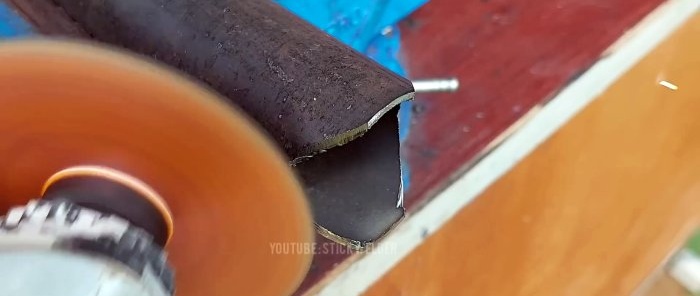 Cómo cortar perfectamente una tubería en ángulo recto.