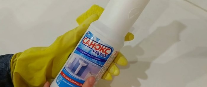 Cum să curățați pervazul de murdărie, lipici galben și alți contaminanți