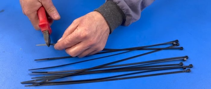 Kablo bağları kullanılarak plastik ürünler nasıl onarılır