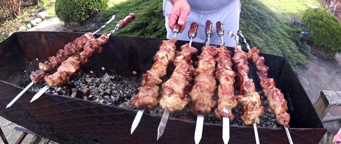 Shish kebab a szovjet recept szerint, amely milliókat hódított meg