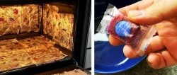 Cleaning the oven easily, an effective way