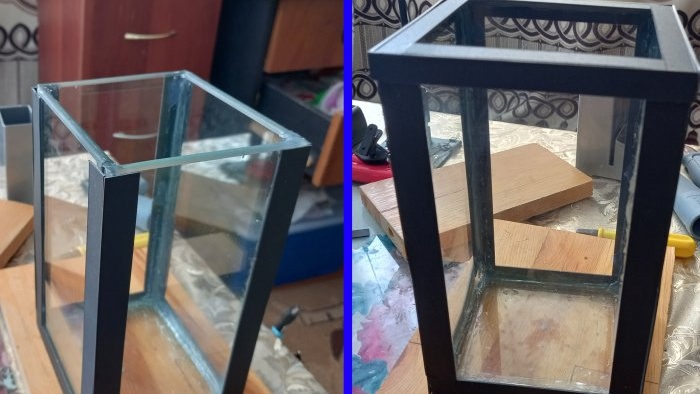 How to make a tabletop aquarium organizer with lighting