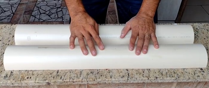 Cara membuat batu tulis dengan ciri prestasi tinggi daripada paip PVC yang tinggal