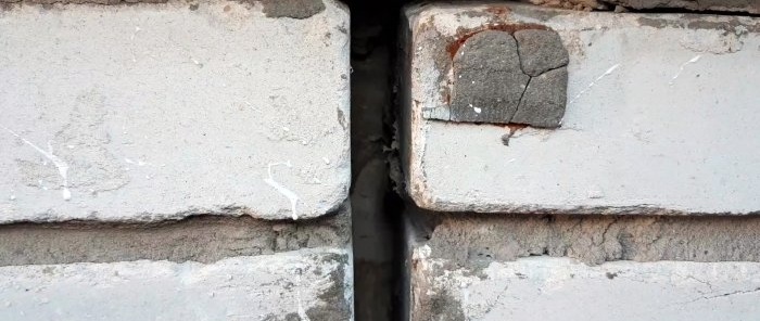 Πώς να επισκευάσετε μια ρωγμή σε τούβλα