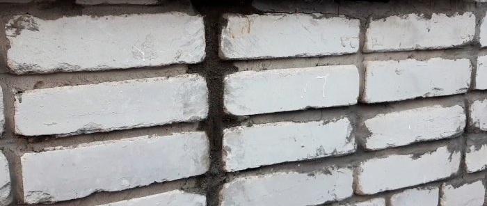 Как да поправите пукнатина в тухлена зидария