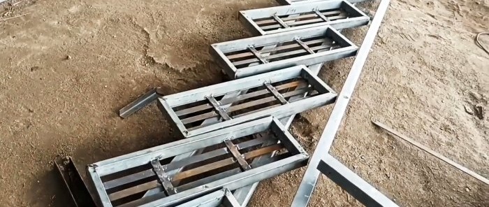 How to make a side folding ladder