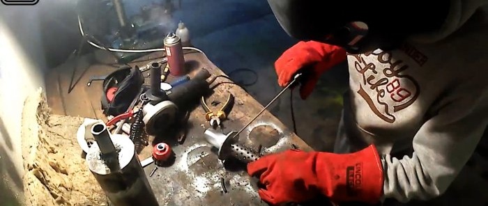 How to make a full-fledged muffler from cheap materials