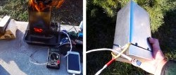 How to make a mini thermal power plant for a fire. Lighting and charging gadgets far from civilization