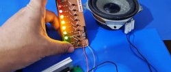Ultra-simple level indicator without transistors and microcircuits
