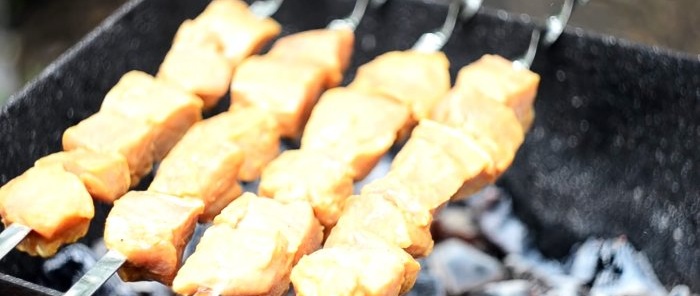 10 fatale feil ved grilling av shish kebab
