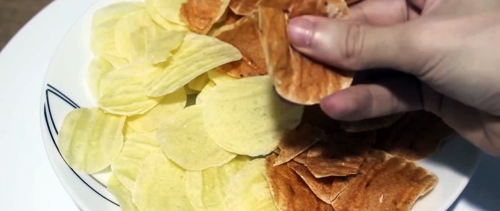 Cómo hacer patatas fritas Pringles en casa