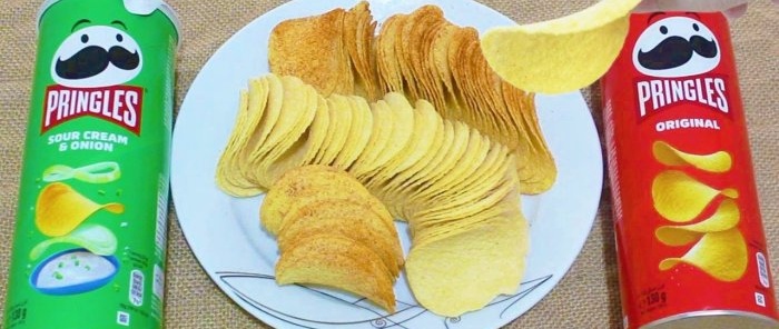 Com fer patates fregides Pringles a casa