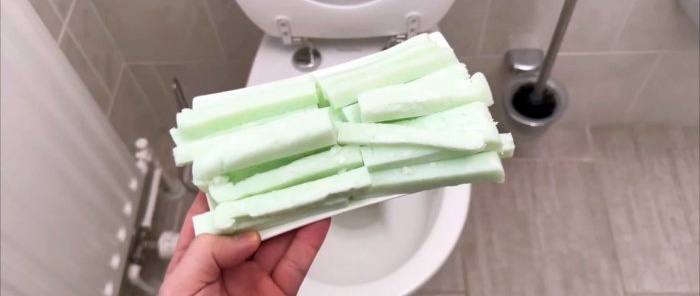 How to make toilet bowl cleaner from soap