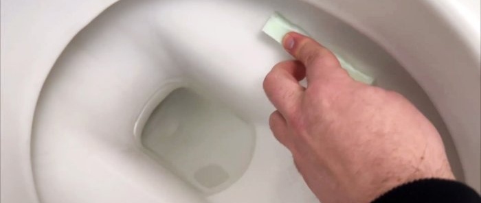 How to make toilet bowl cleaner from soap