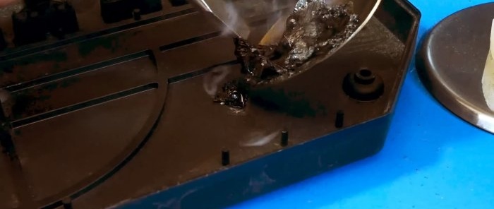 How to easily repair cracks and holes in plastic parts