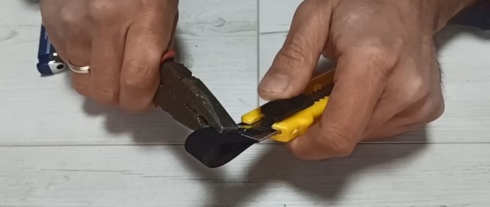 Com utilitzar un ganivet per obrir un pany si perd les claus