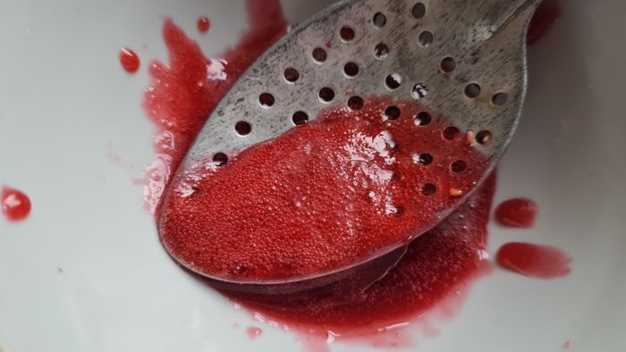 Raspberry jam na walang mga pampalapot