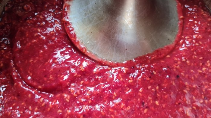 Confiture de framboises sans épaississants