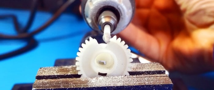 Come riparare in modo affidabile i denti degli ingranaggi in plastica rotti