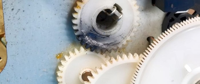 Bagaimana untuk membaiki gigi gear plastik yang rosak dengan pasti