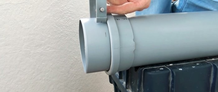 Un dispositivo a centesimo per tagliare facilmente i tubi in PVC