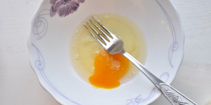 Egg pancake soup