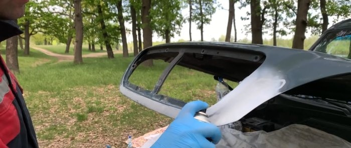 Πώς να βάψετε ένα αυτοκίνητο χωρίς γκαράζ, ακόμα και στο δάσος