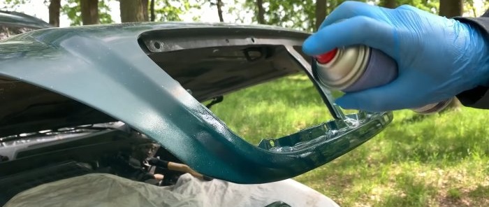 Hur man målar en bil utan garage, även i skogen