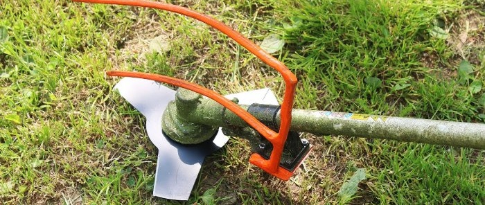 Accessoris per tallar herba alta amb talladora