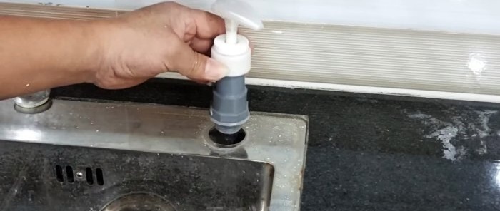 How to make a stationary dispenser from a regular bottle