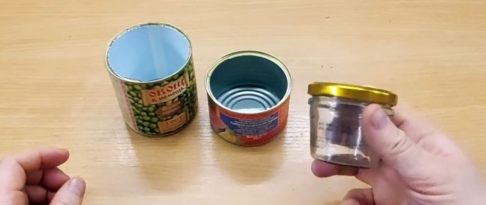 The tent is warm and the food is warm. How to make a simple stove from cans